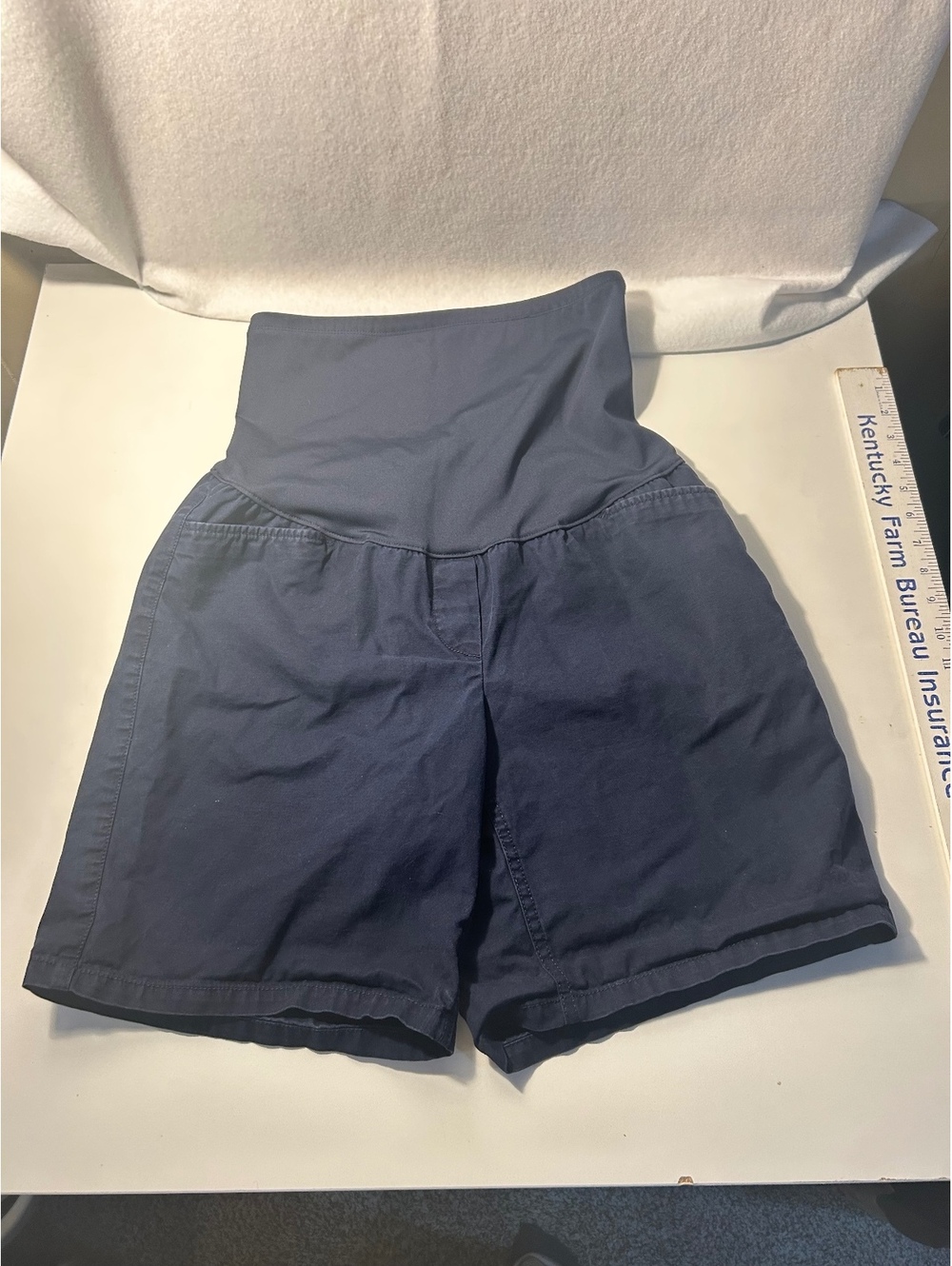 Gap Maternity Navy Khaki Shorts